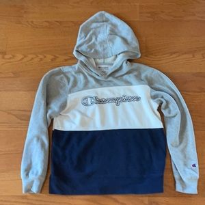 Champion boys hoodie size Large